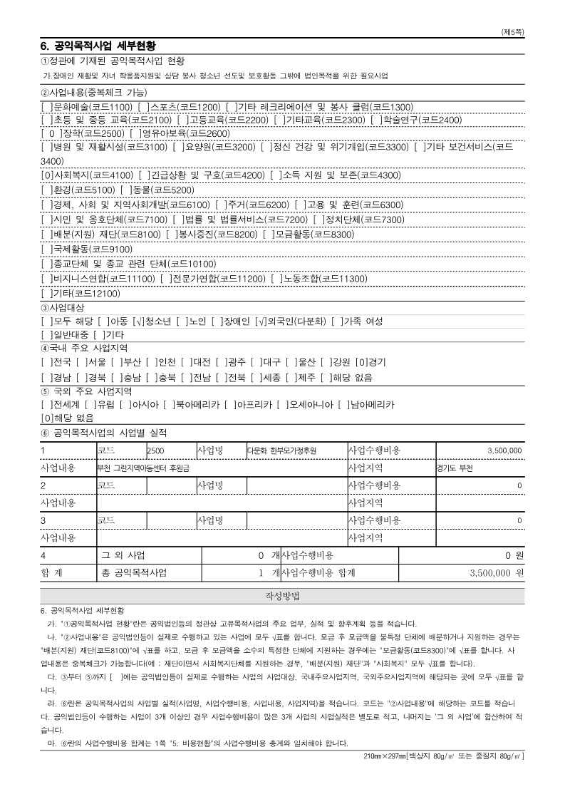 공시 보고서 의무공시 기본사항2C 수입금액 및 필요경비 현황_2.jpg